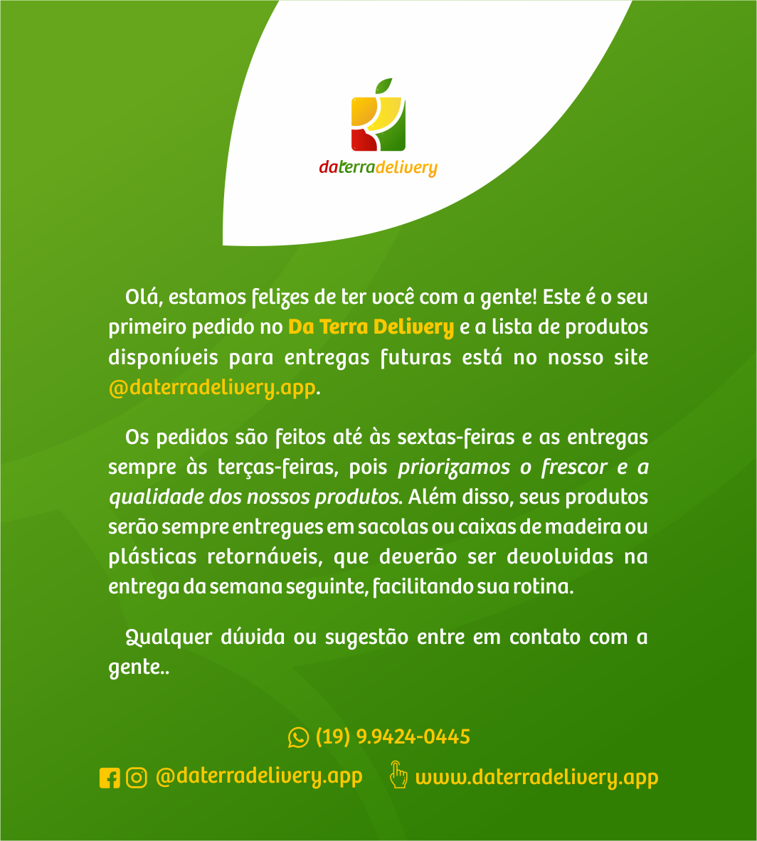 DA TERRA DELIVERY - Tag