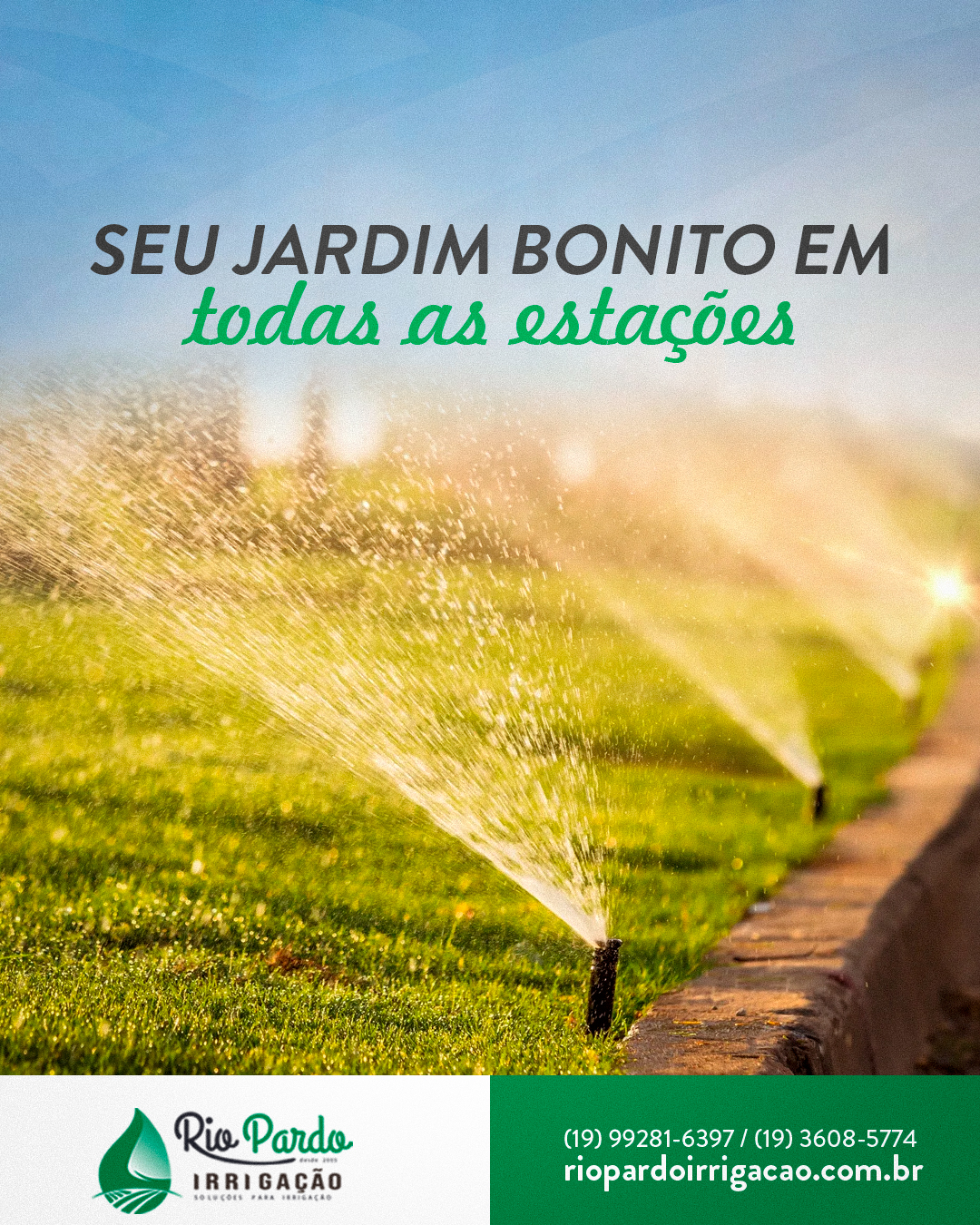 IRRIGAÇÃO RIO PARDO - Explore a beleza de seu jardim