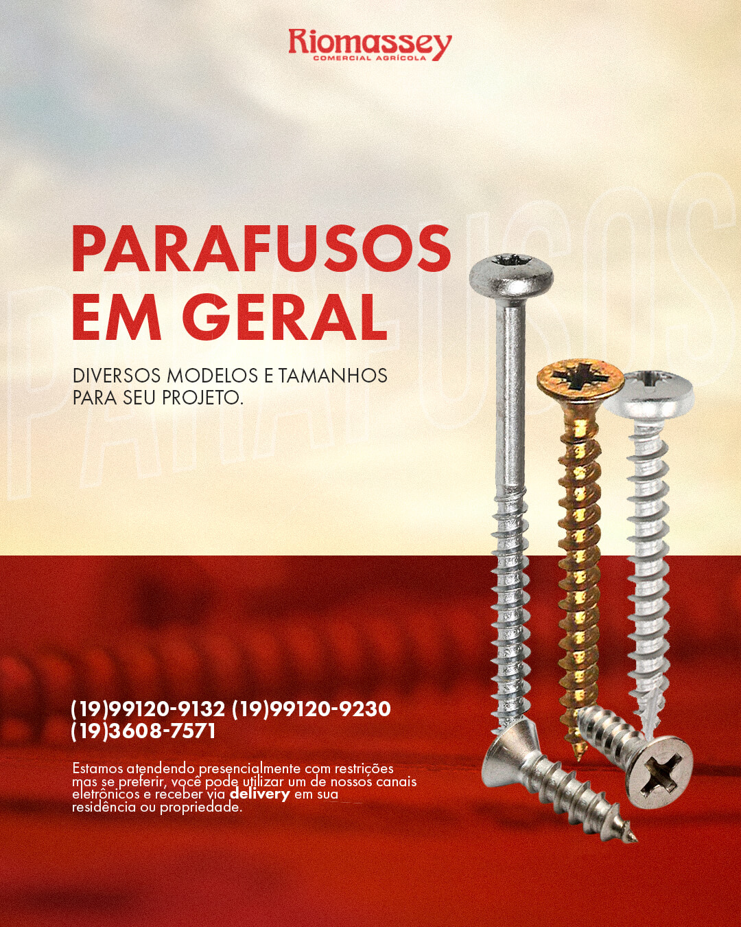 RIOMASSEY - Parafusos - junho 2021